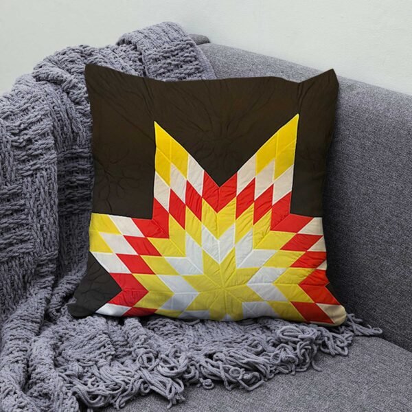 Calgary-Flames-Star-Pillow