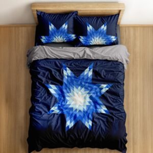 Just-Blue-Star-Blanket-Bedroom-Set