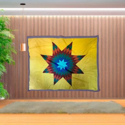 Lemon-Star-Wall-Blanket