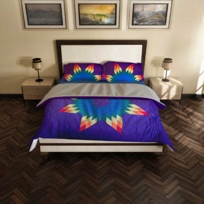 Rainbow-Star-Blanket-Bedroom-Set