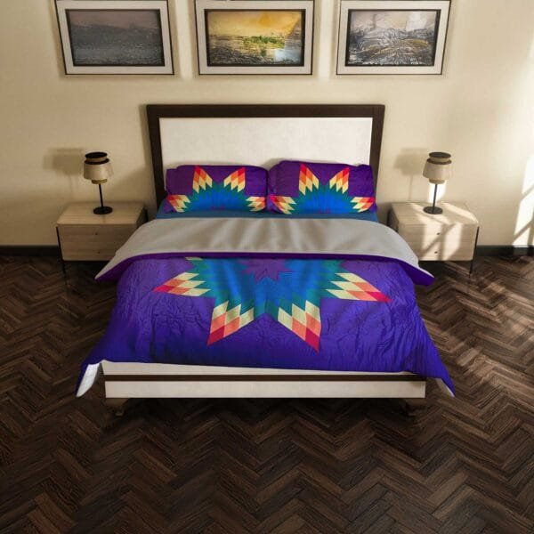 Rainbow-Star-Blanket-Bedroom-Set