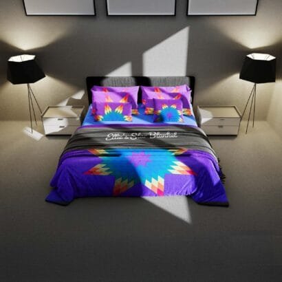 Rainbow-Star-Blanket-Bedroom-Set