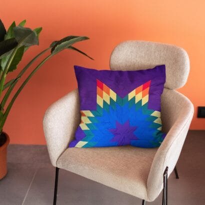 Rainbow-Star-Blanket-Pillow