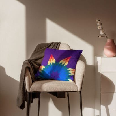 Rainbow-Star-Blanket-Pillow