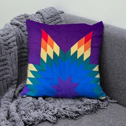 Rainbow-Star-Blanket-Pillow