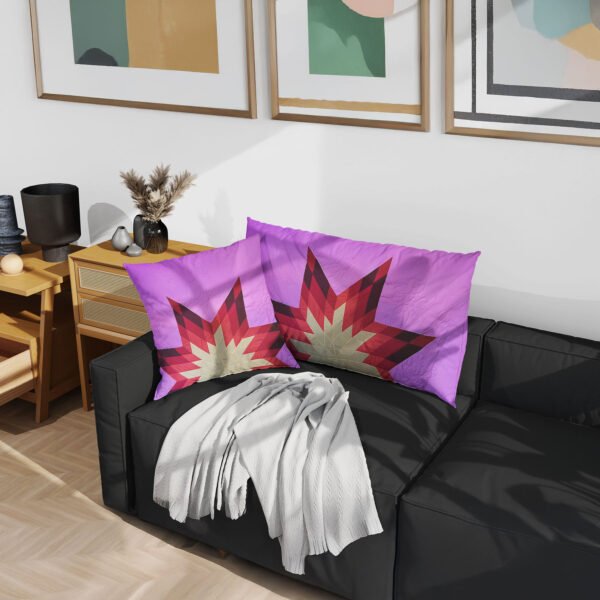 Sun-Spiral-Star-Blanket-Pillow