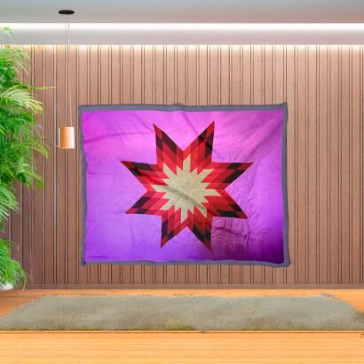 Sun-Spiral-Star-Blanket-Wall-Blanket