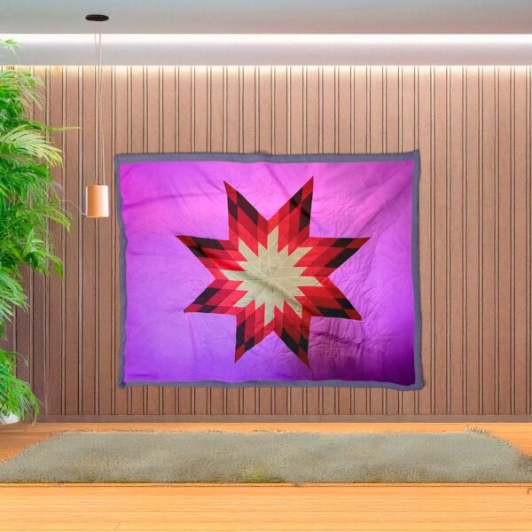 Sun-Spiral-Star-Blanket-Wall-Blanket